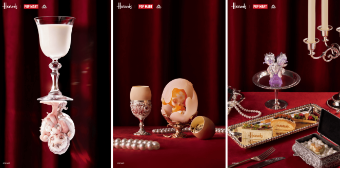 哈罗德携手泡泡玛特推出“SKULLPANDA餐